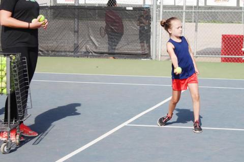 Brownfield tennis camp teaches kids basics of lifelong sport
