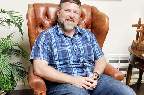Pastor Tommy Rosenblad takes the lead at First Baptist Church of Brownfield