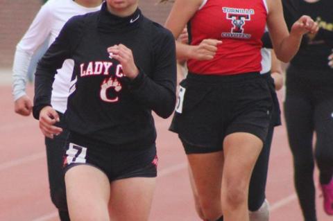 Brownfield track and field compete in Area Round