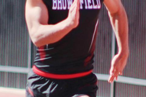Brownfield track and field find success at district meet