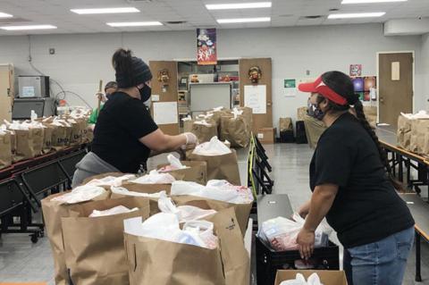 Meals distributed for virtual week