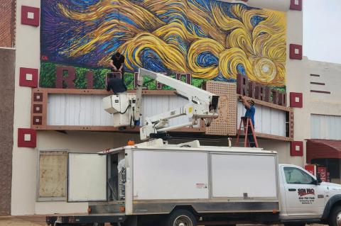 BIDCorp Director pleased with mural