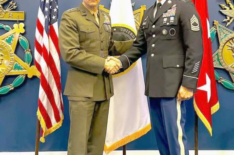 Brownfield Native Vince Curiel promoted to Master Sergeant