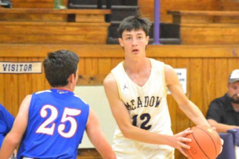 Meadow basketball teams returned to their home court on Tuesday to face All-Saints