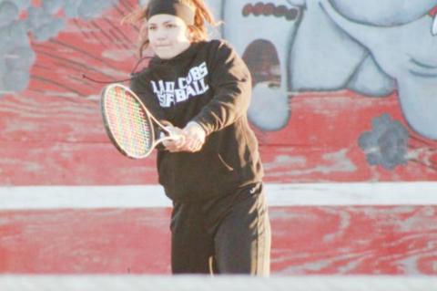 Brownfield tennis opened season at Borger tourney