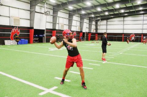 Brownfield football opens with midnight conditioning