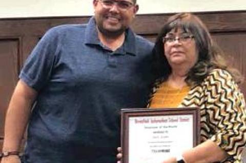 BISD Campus Employees of the Month honored were: