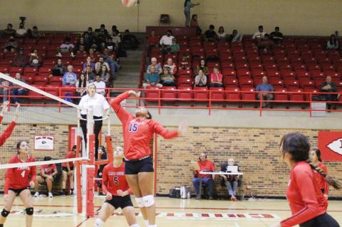 Lady Cubs volleyball overcome slow start in sweep