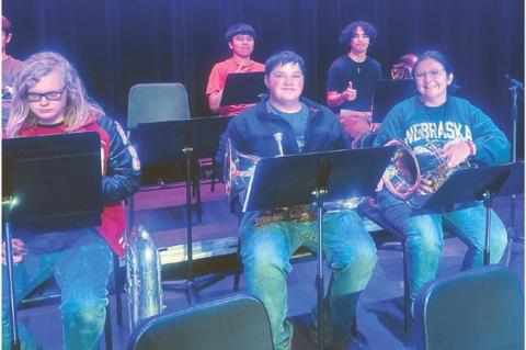 BHS Band  Students  perform  at Tuba  Christmas
