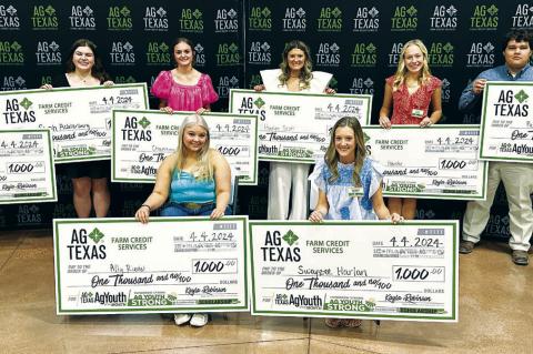 AgTexas Farm Credit awards $11,000 in local scholarships to youth