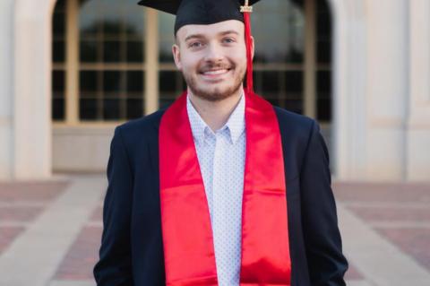 Hunter Neill a 2018 graduate from Wellman Union