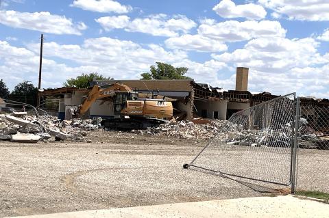 Brownfield ISD progressing quickly in deconstruction of old admin building