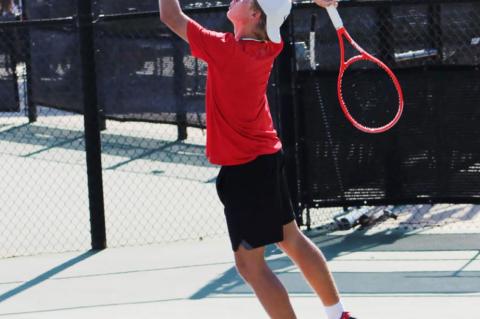 Brownfield tennis a win away from district title