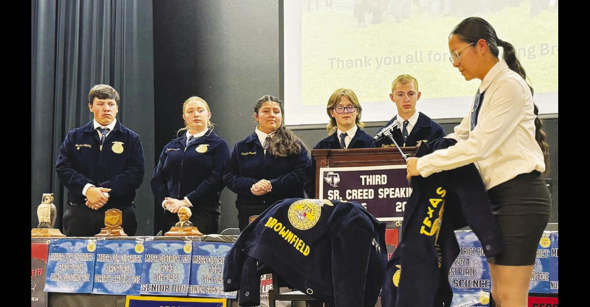 FFA students honored at annual banquet
